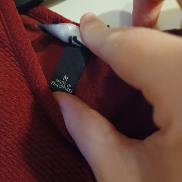 Red Wine Colored Dress - Picture 3 of 5